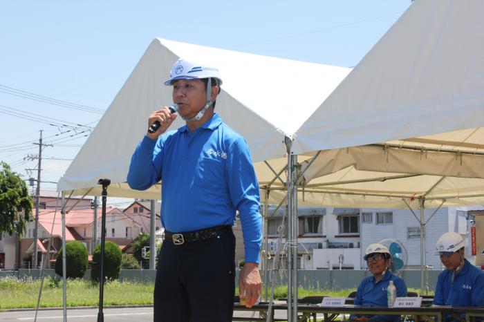 道路取り付け管止水及び補修訓練